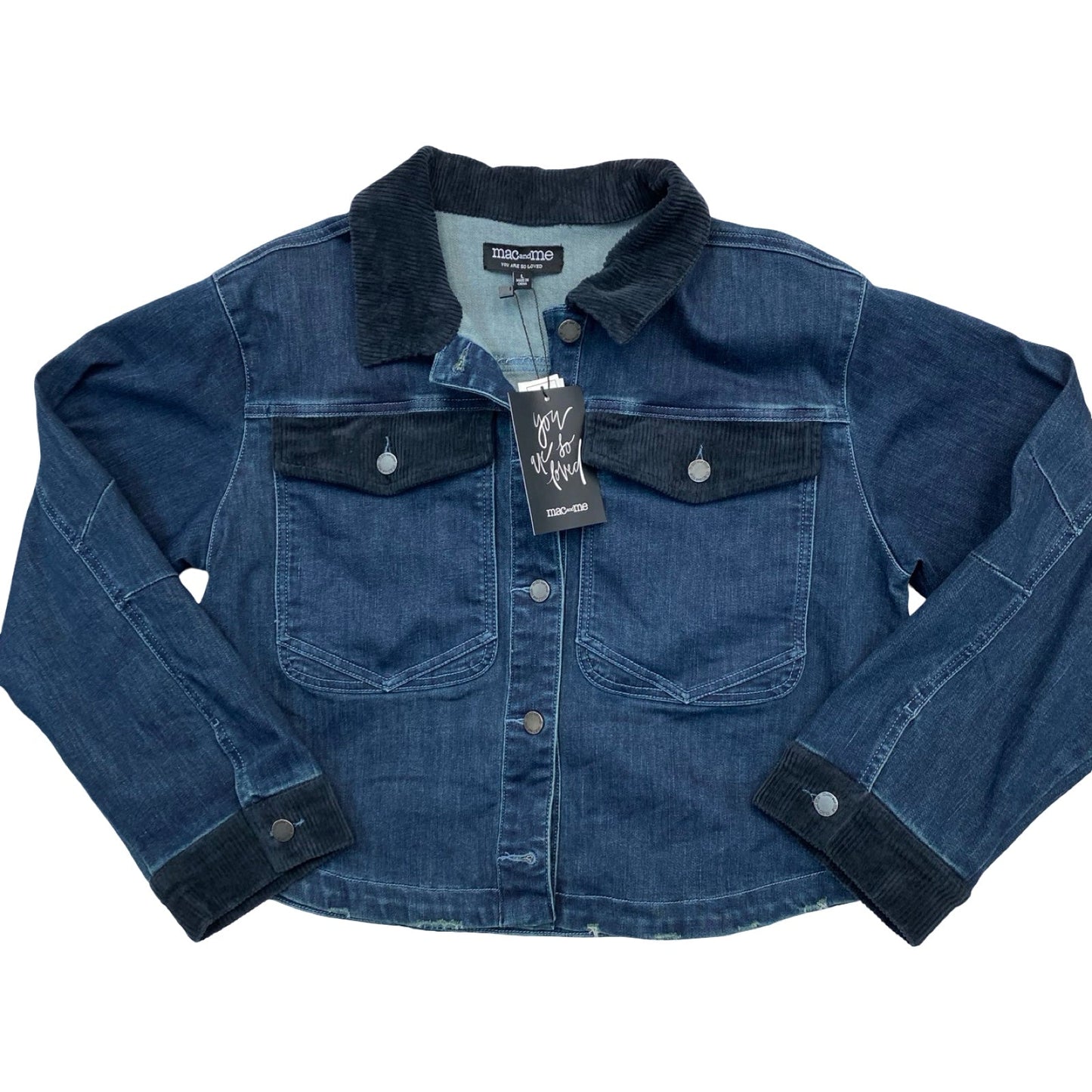 Jacket Denim By Cmc In Blue Denim, Size:L