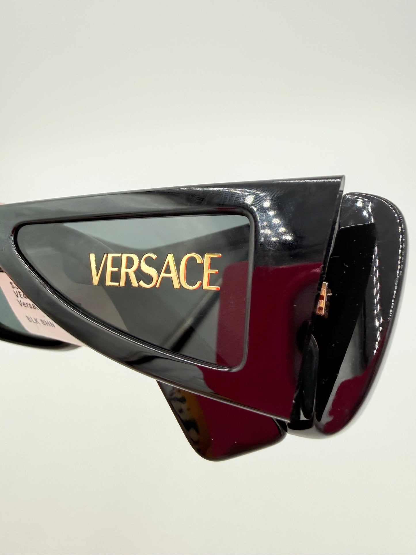 Sunglasses Luxury Designer By Versace In Black