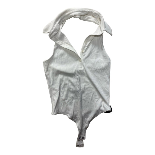 Bodysuit By Express In White, Size:M