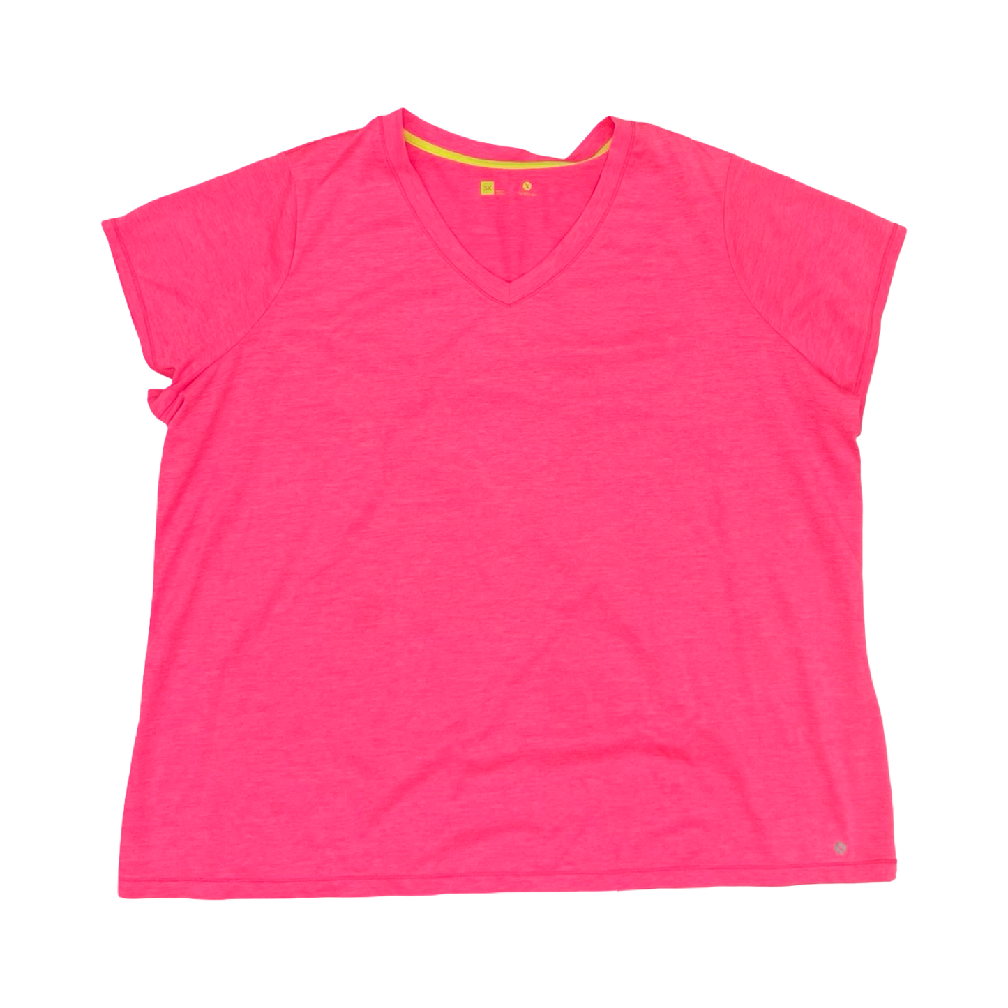 Athletic Top Ss By Xersion In Pink, Size:3X