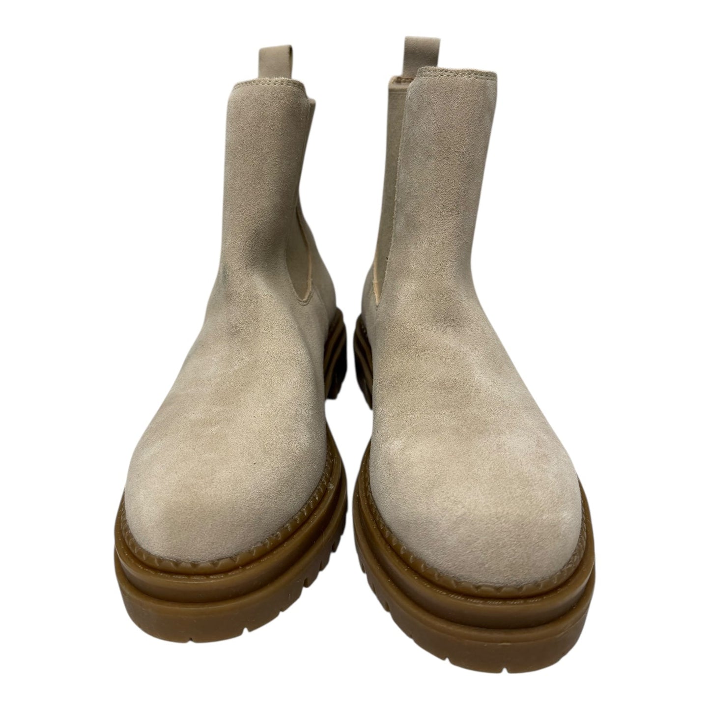 Boots Ankle Flats By Steve Madden In Tan, Size:8