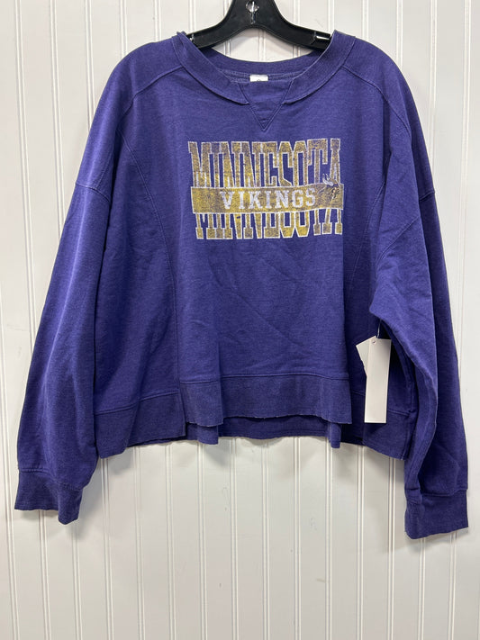Top Ls By Nfl In Purple, Size:Xl