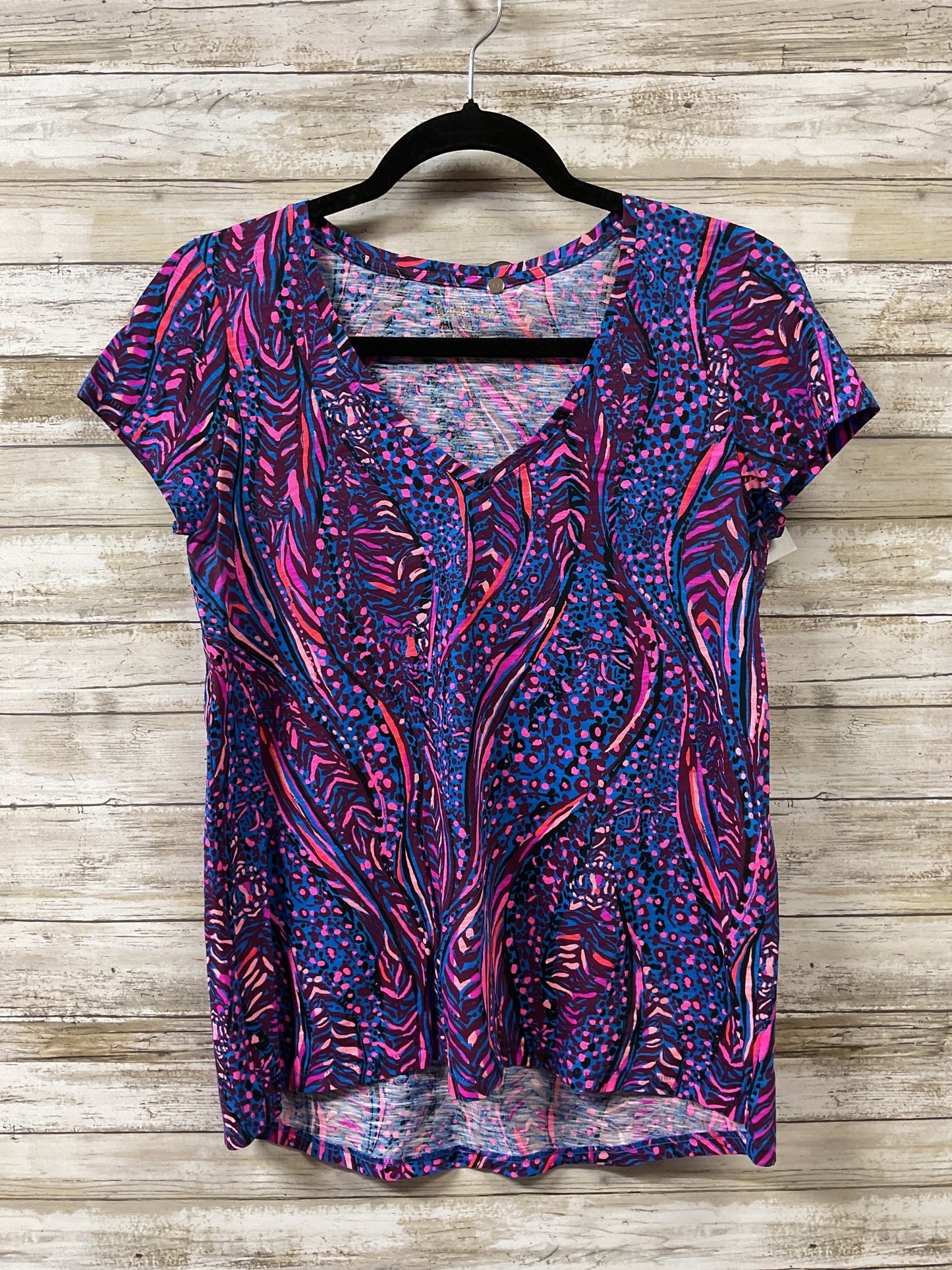 Top Ss By Lilly Pulitzer In Blue & Purple, Size:Xs