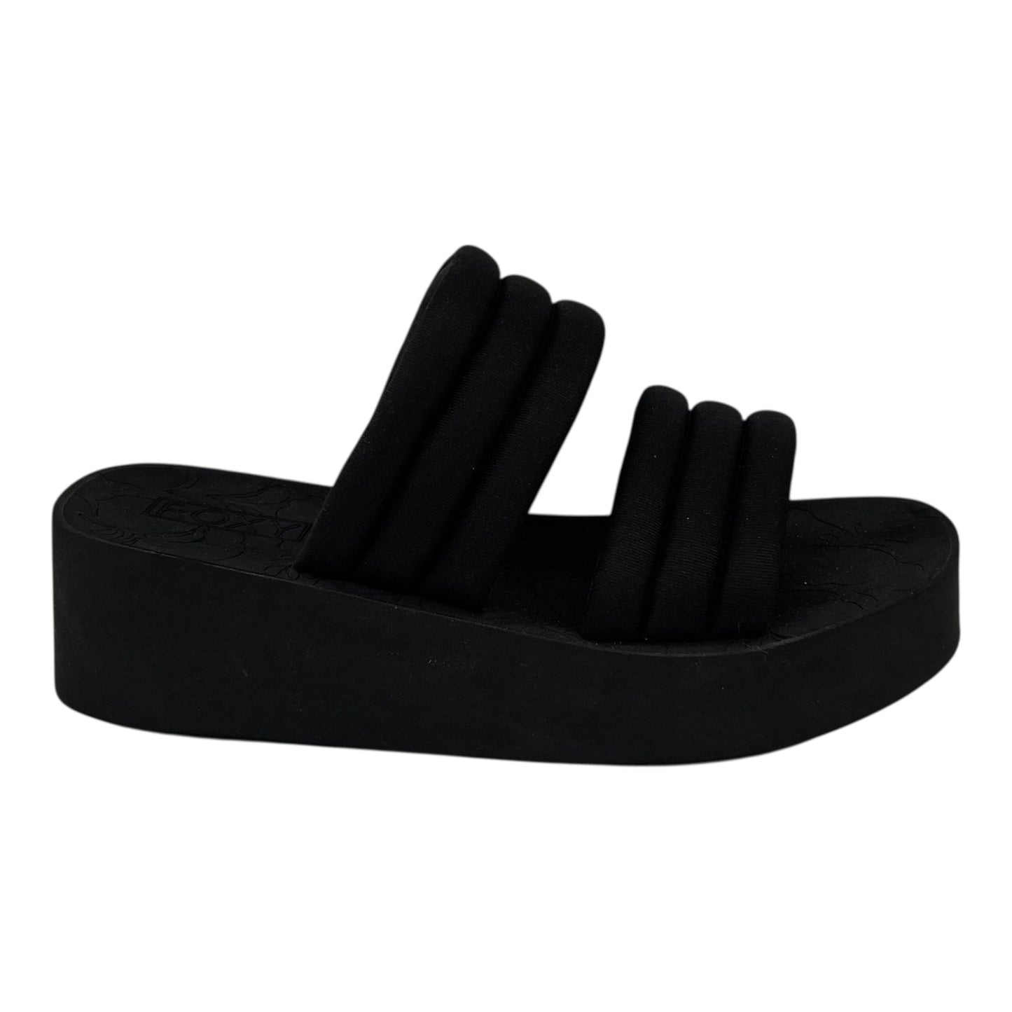 Sandals Heels Platform By Roxy In Black, Size:8