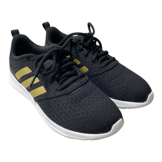 Shoes Athletic By Adidas In Black & Gold, Size:7