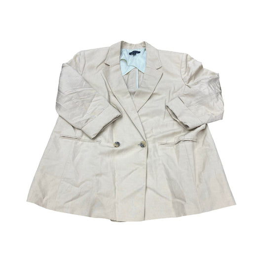 Blazer By Ann Taylor In Beige, Size:Xxl