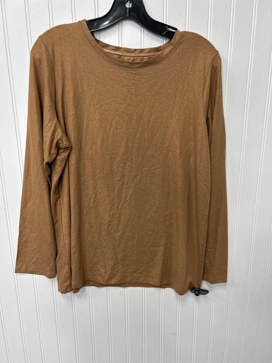 Top Ls By Chicos In Brown, Size:L