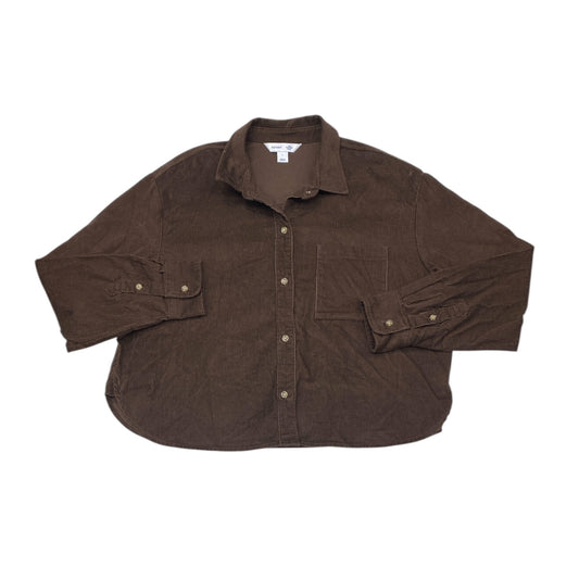 Top Ls By Old Navy In Brown, Size:L