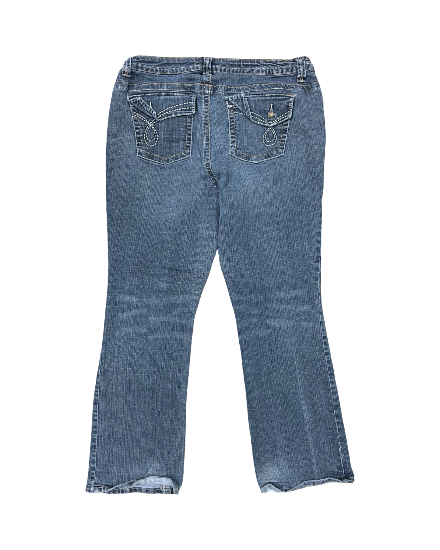 Jeans Straight By Ana In Blue Denim, Size:18