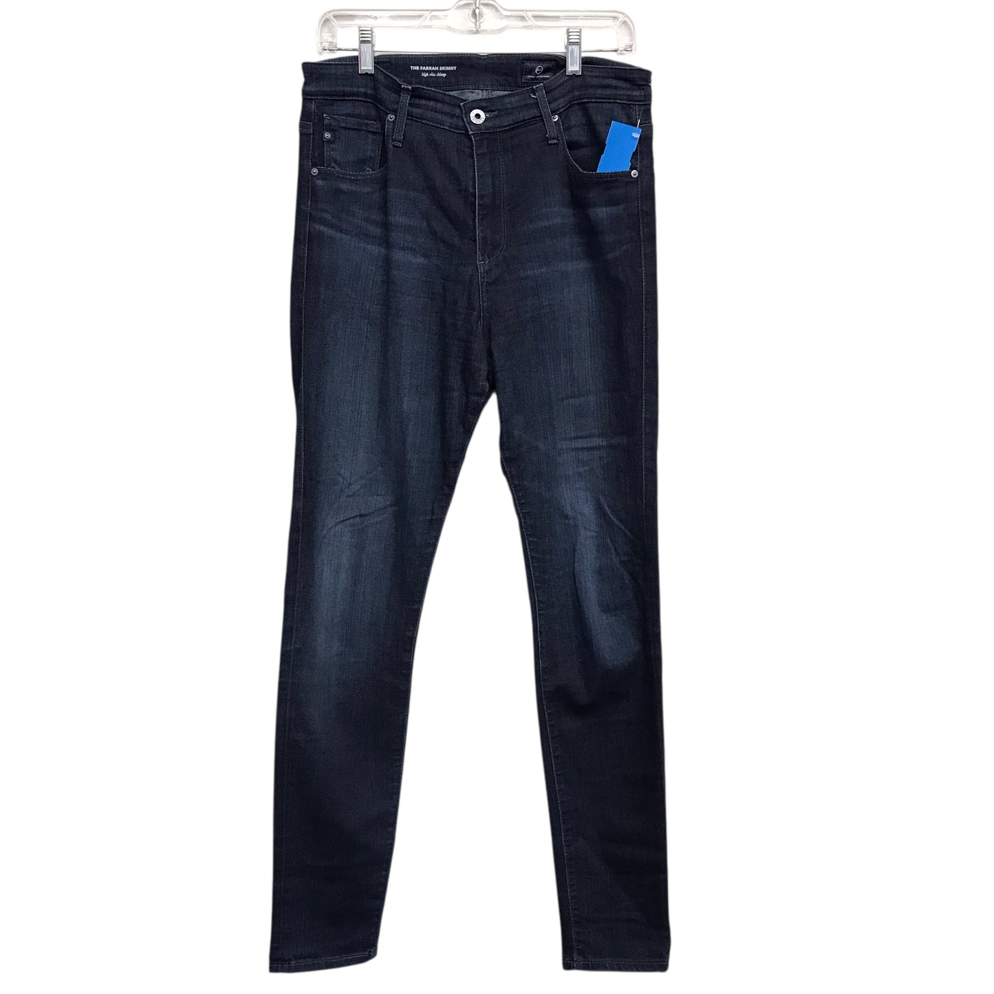 Jeans Skinny By Adriano Goldschmied In Blue Denim, Size:12