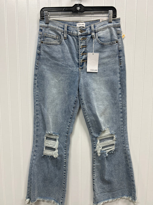 Jeans Flared By Sneak Peek In Blue Denim, Size:4