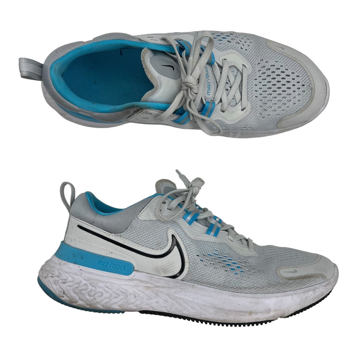 BLUE & GREY SHOES ATHLETIC by NIKE Size:7