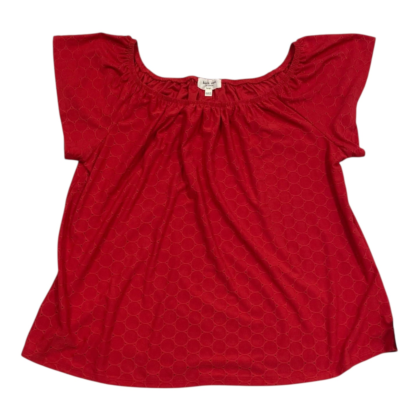 Top Ss By Kim & Cami In Red, Size:L
