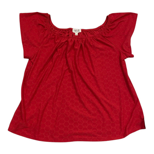 Top Ss By Kim & Cami In Red, Size:L
