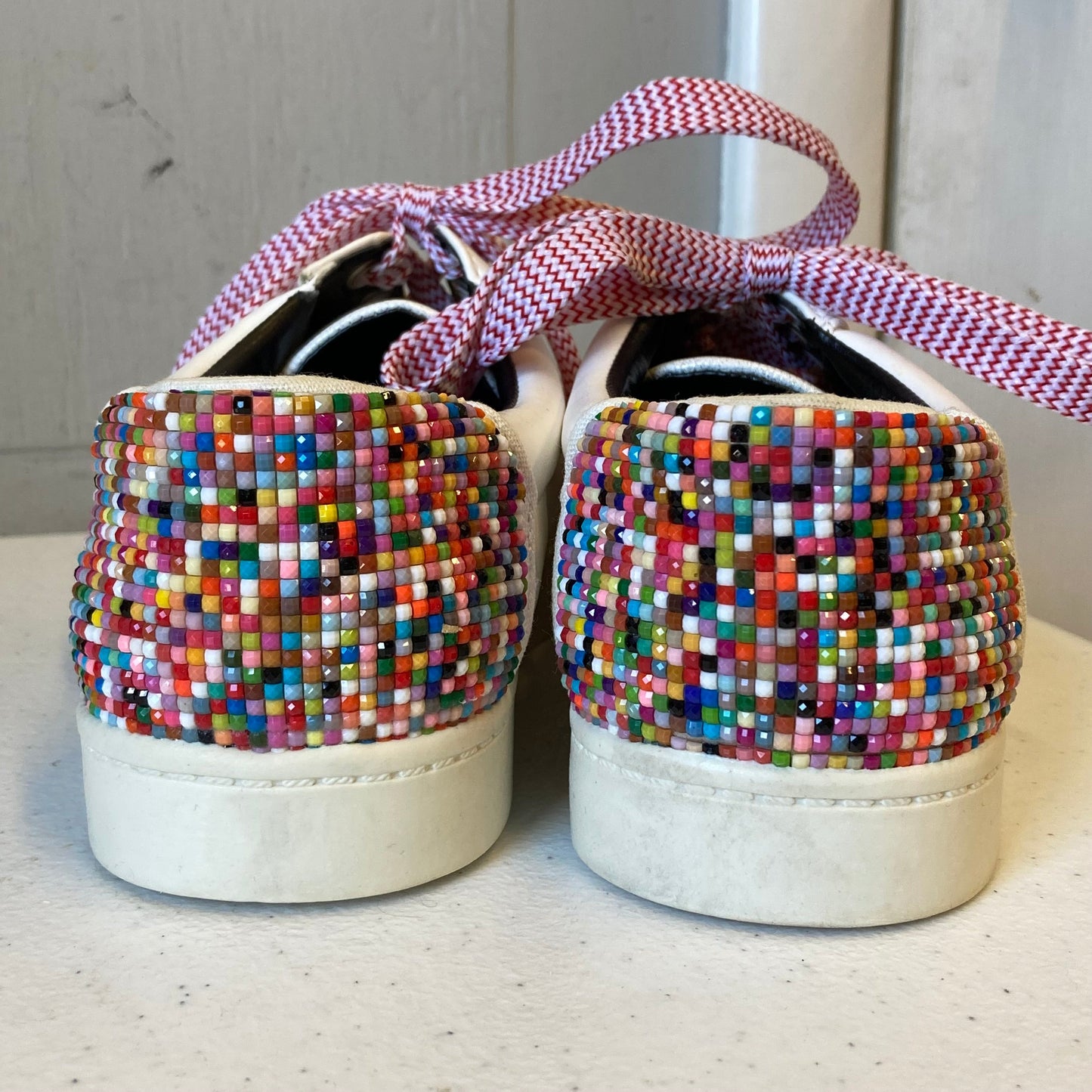 Shoes Athletic By Circus By Sam Edelman In White, Size:7.5