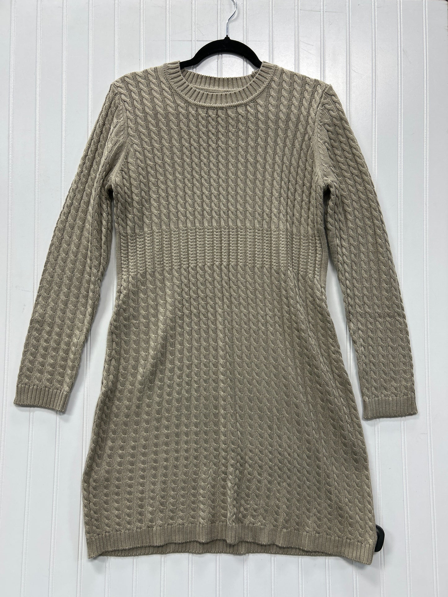 Dress Sweater By Calvin Klein In Tan, Size:L