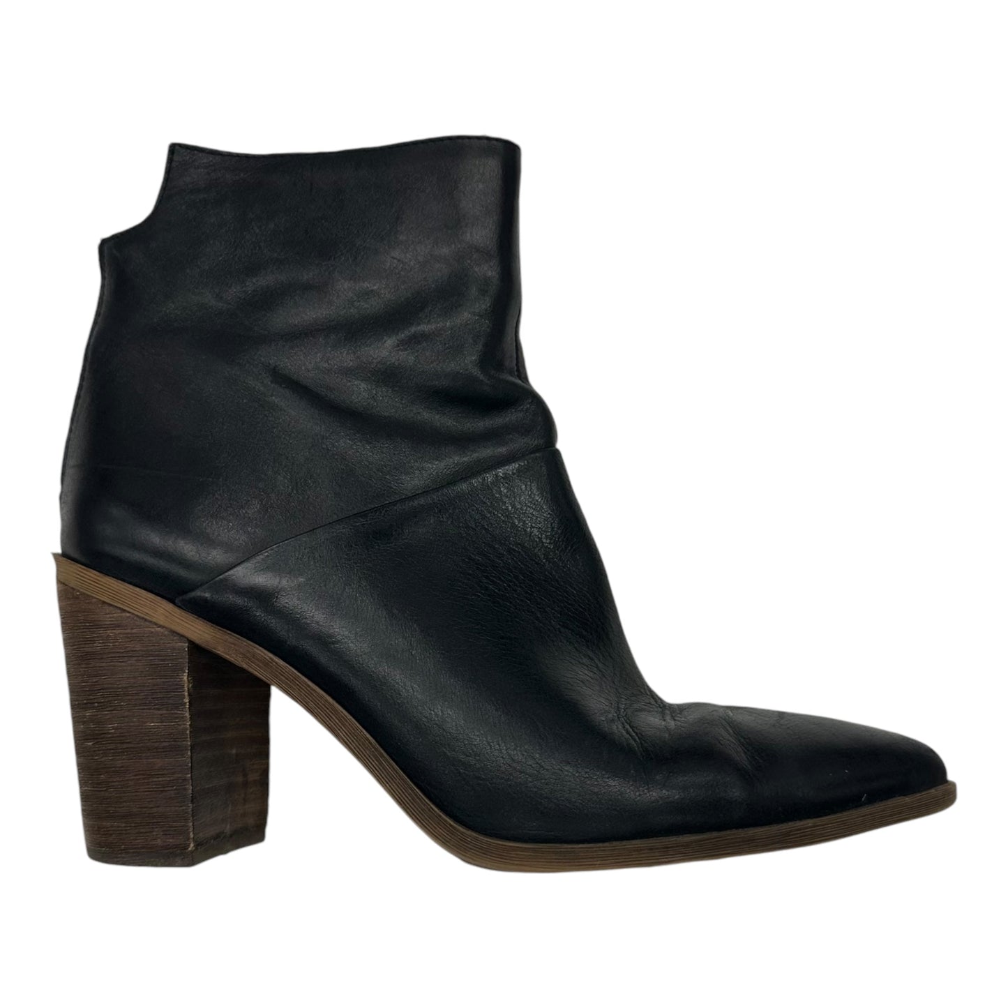 Boots Leather By Franco Sarto In Black, Size:9.5