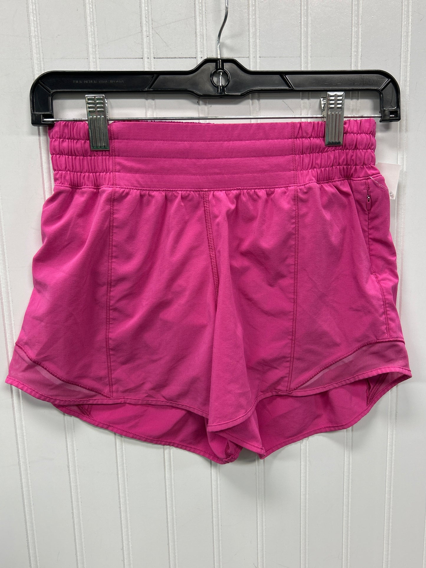Athletic Shorts By Lululemon In Pink, Size:2