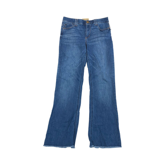 Jeans Straight By Democracy In Blue Denim, Size:10