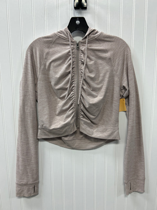 Athletic Top Ls Hoodie By Cmc In Tan, Size:L