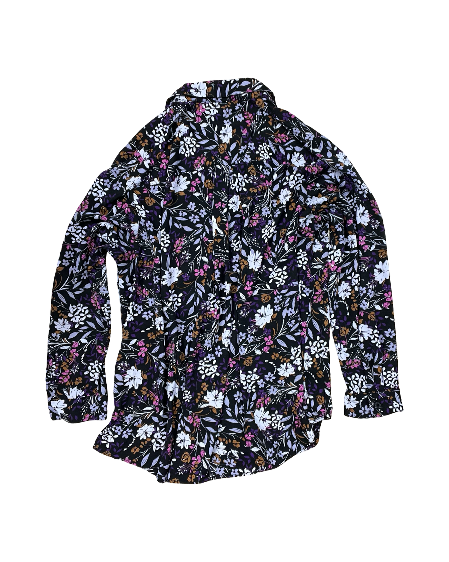 Top Ls By Lane Bryant In Black & Purple, Size:1X