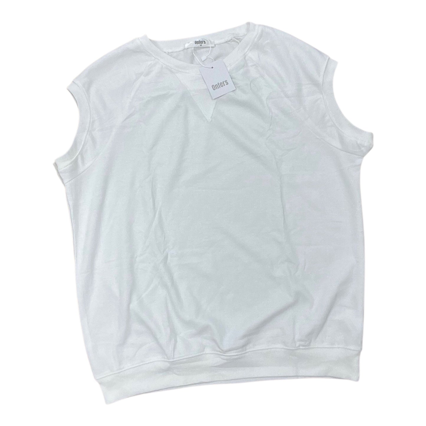 Top Ss By Clothes Mentor In White, Size:M