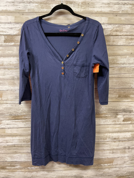 Dress Designer By Lilly Pulitzer In Navy, Size:M
