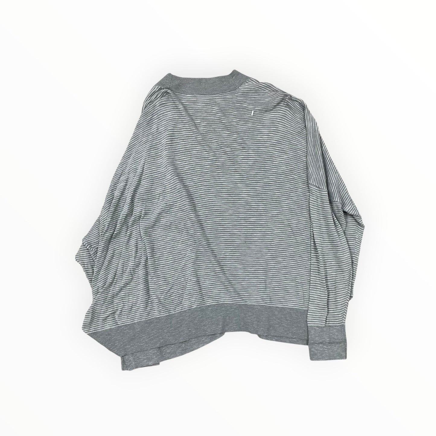 Cardigan By Gap In Grey & White, Size:1X