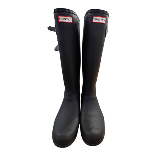 Boots Rain By Hunter In Black, Size:9
