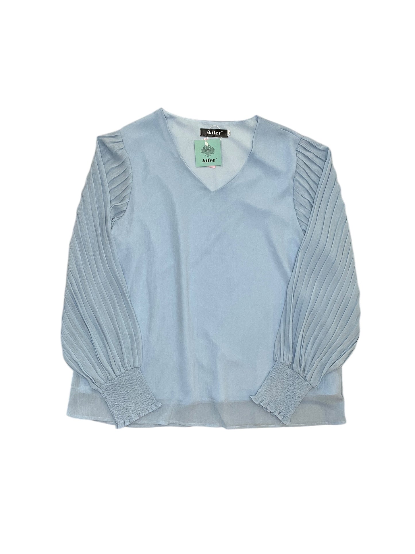Blouse Ls By Cmf In Blue, Size:L