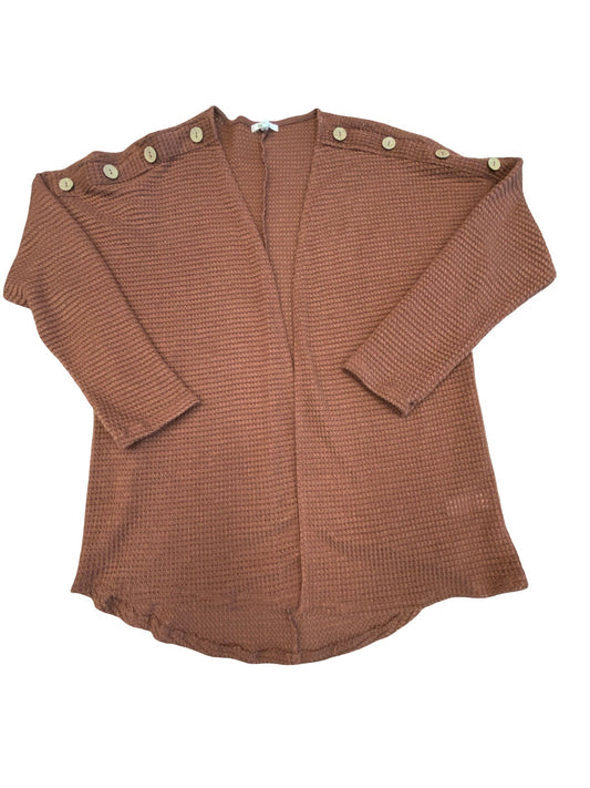 Sweater Cardigan By Maurices In Brown, Size:Xl