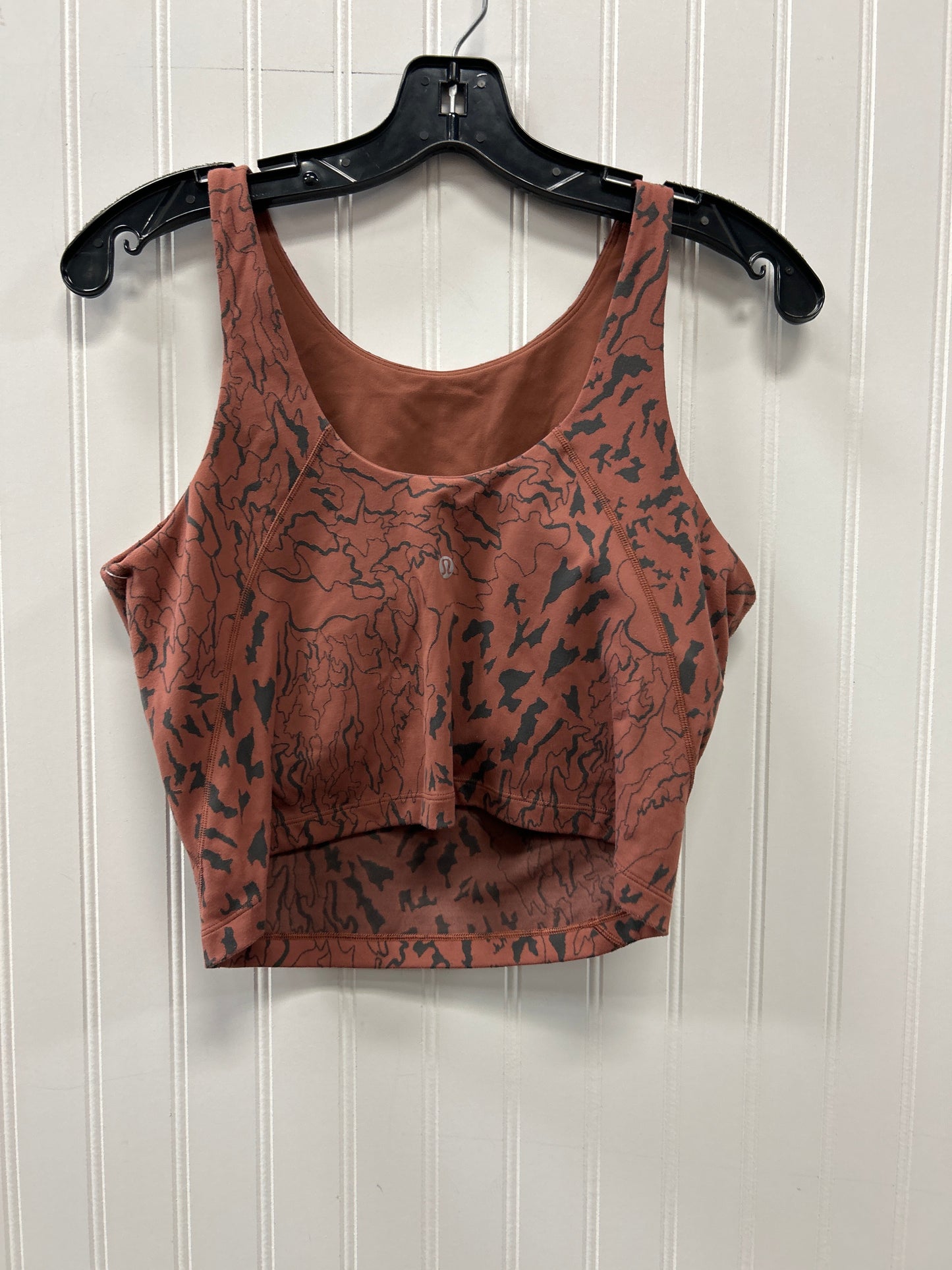 Athletic Tank Top By Lululemon In Tan, Size:10