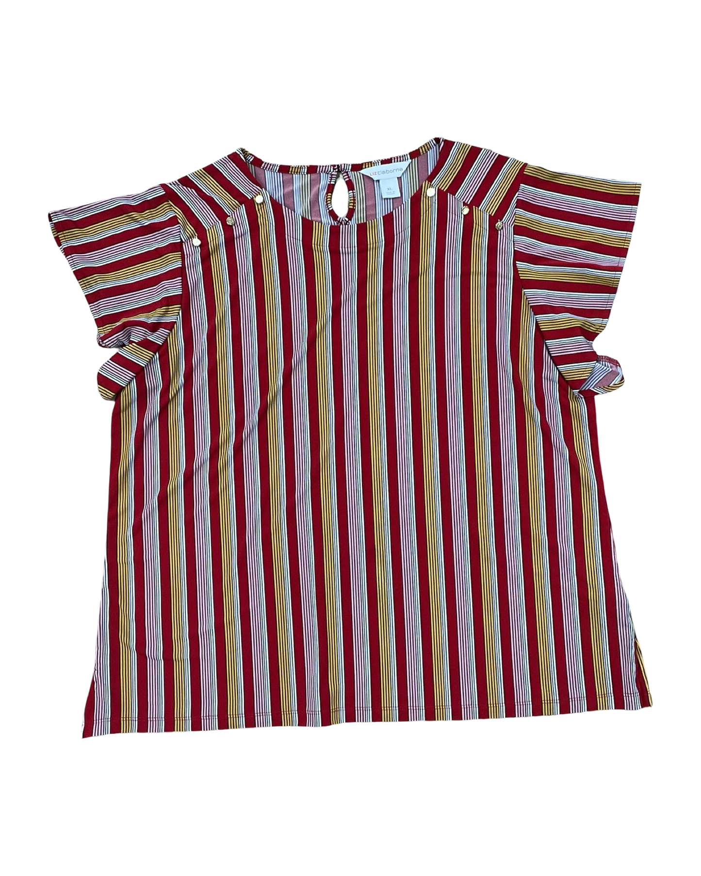 Top Ss By Liz Claiborne In Multi, Size:Xl