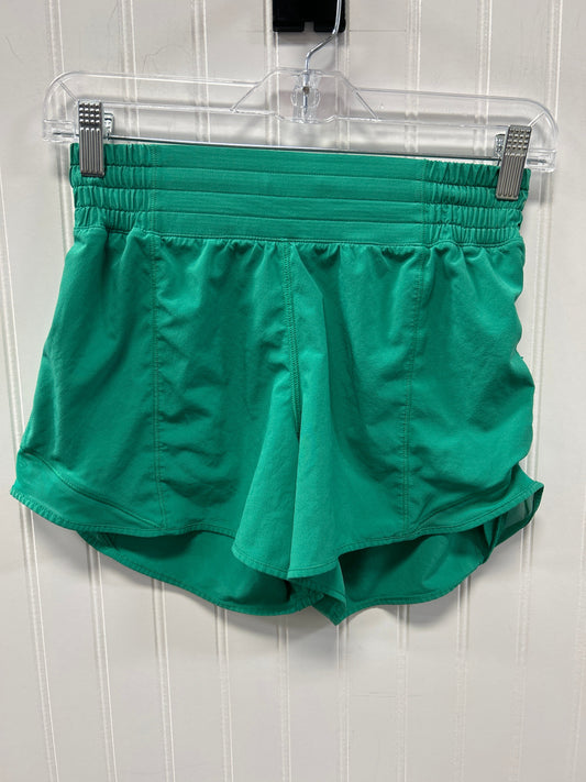 Athletic Shorts By Lululemon In Green, Size:S