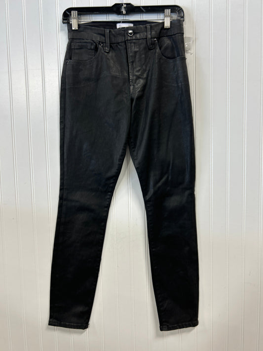 Jeans Skinny By Good American In Black Denim, Size:6