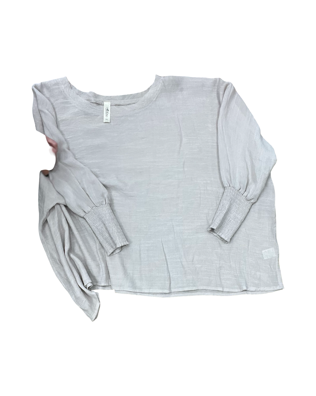 Top Ls By Clothes Mentor In Grey, Size:L