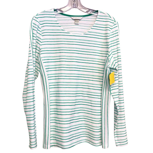 Top Ls By Christopher And Banks In Striped Pattern, Size:M