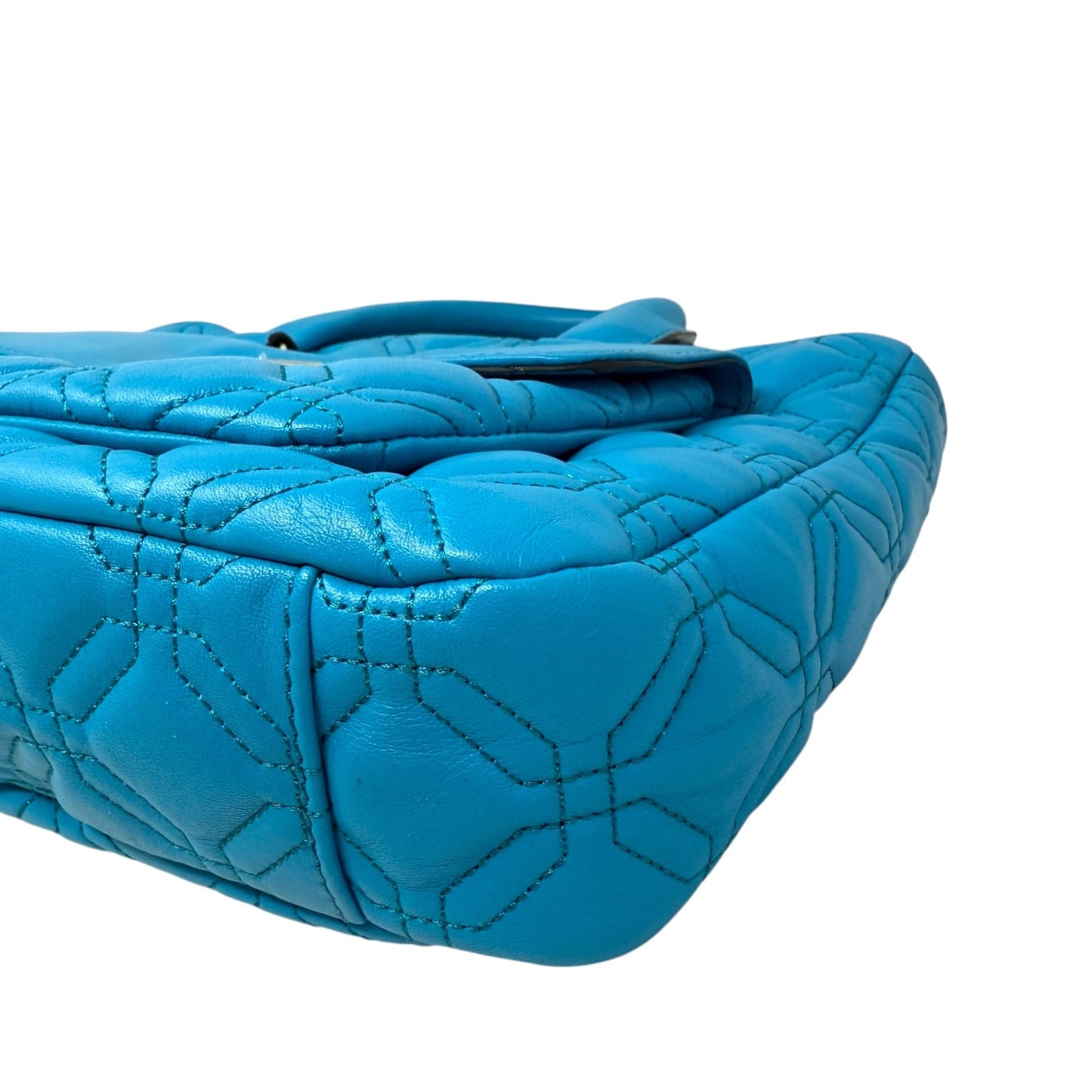 Astor Court Lila Quilted Leather Shoulder Bag  Designer By Kate Spade, Size: Medium