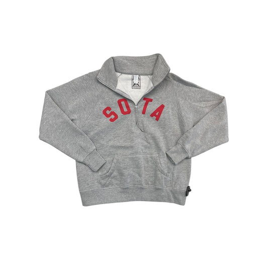 Sweatshirt Collar By Cmc In Grey, Size:S