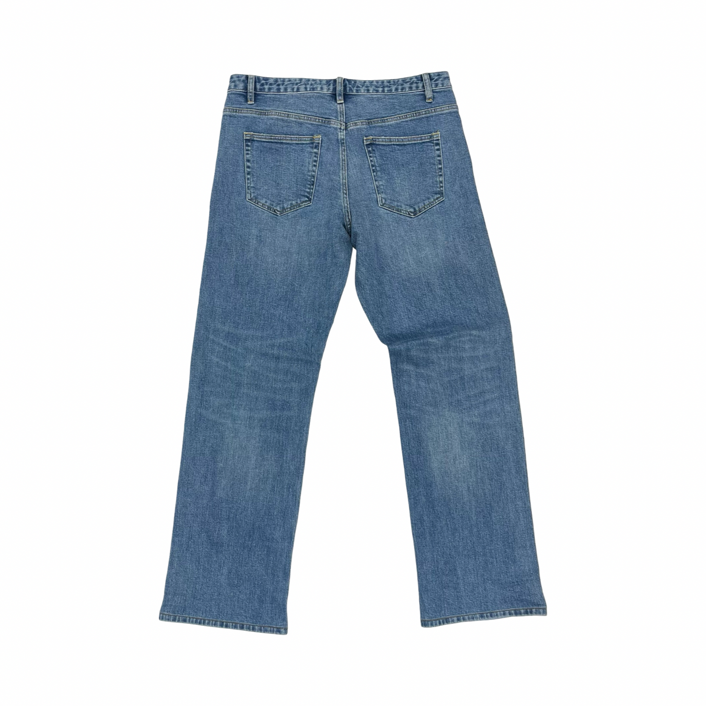 Jeans Straight By Clothes Mentor In Blue Denim, Size:14
