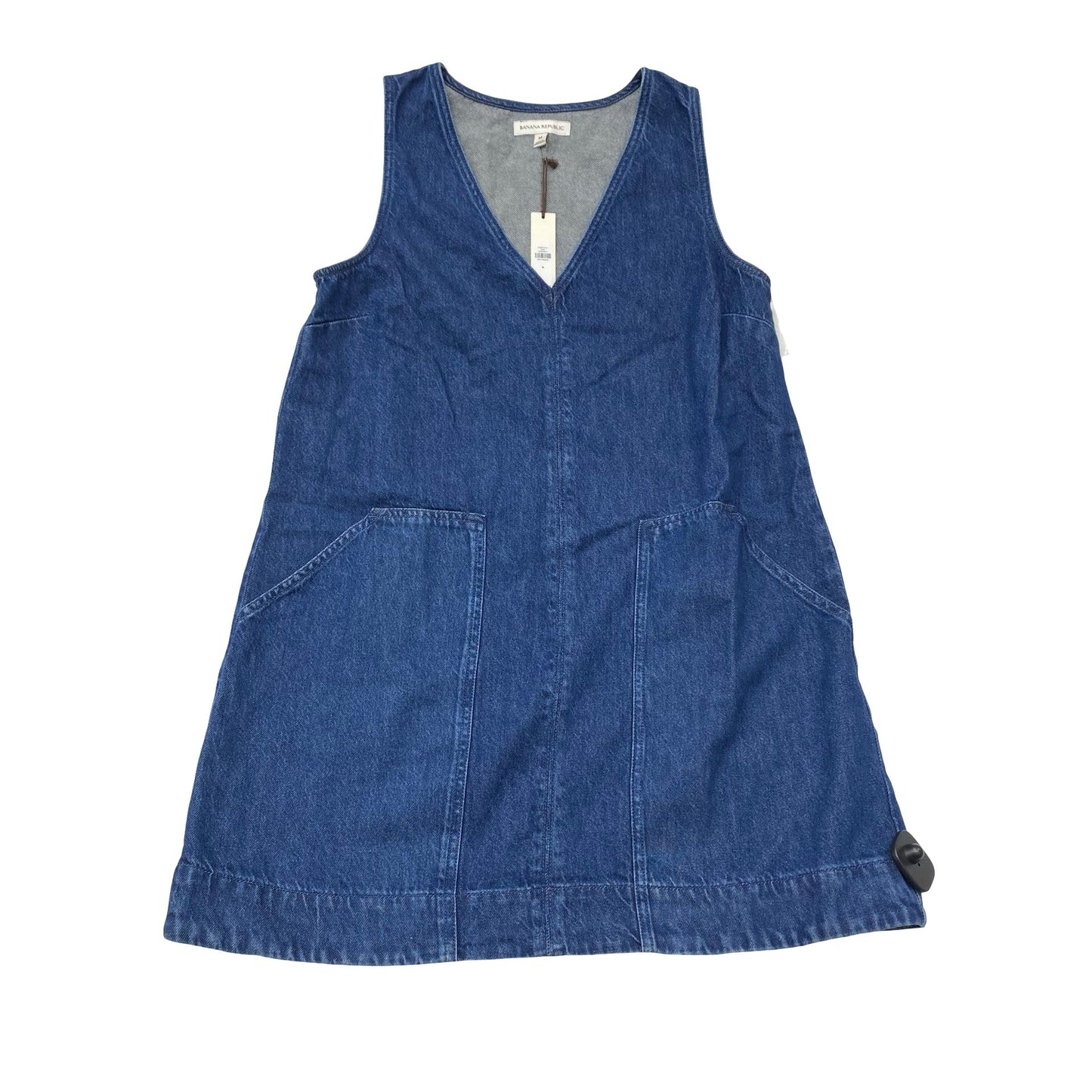Dress Casual Short By Banana Republic In Blue Denim, Size:M