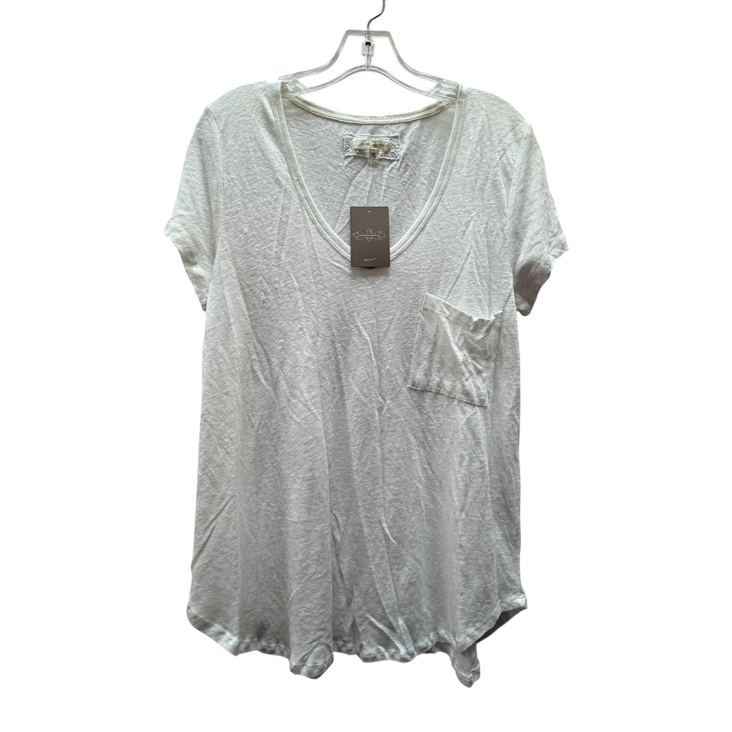 Top Ss By Anthropologie In White, Size:L