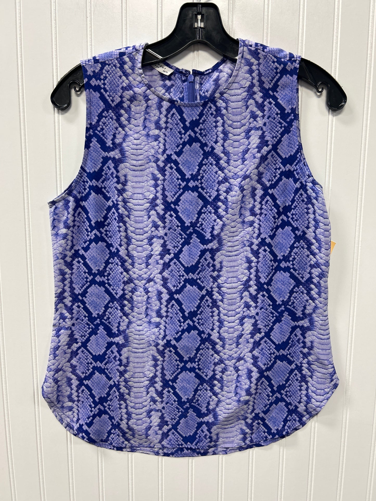 Top Sleeveless By Equipment In Purple, Size:Xs