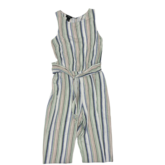 Jumpsuit By Agb In Blue & Green, Size:M