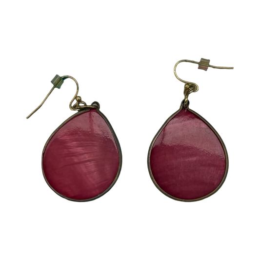Earrings Dangle/Drop By Clothes Mentor In Gold & Pink