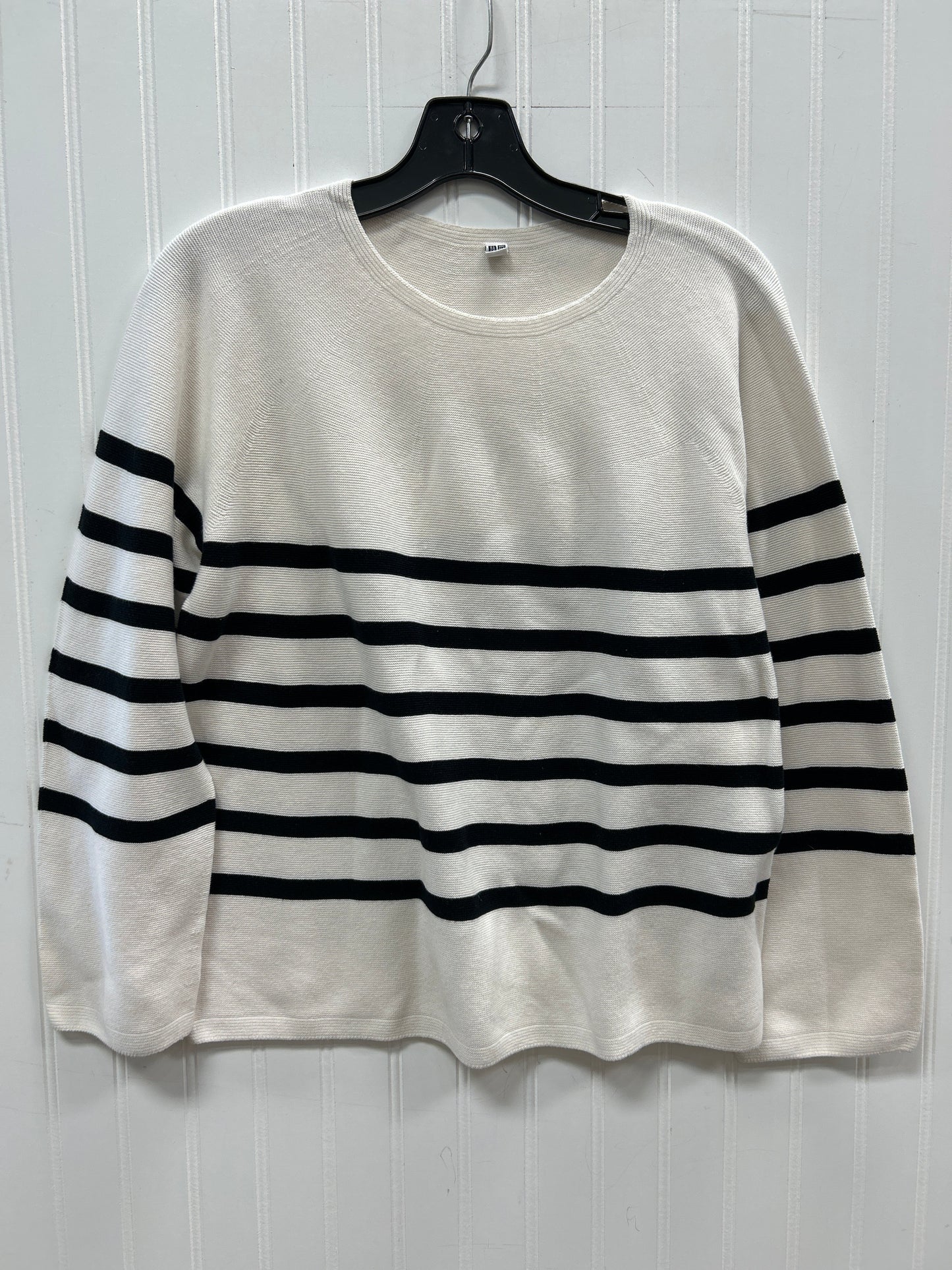Sweater By Uniqlo In Cream, Size:L