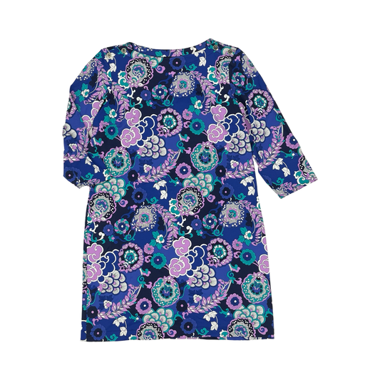 Dress Work By Talbots In Blue & White, Size:Xl