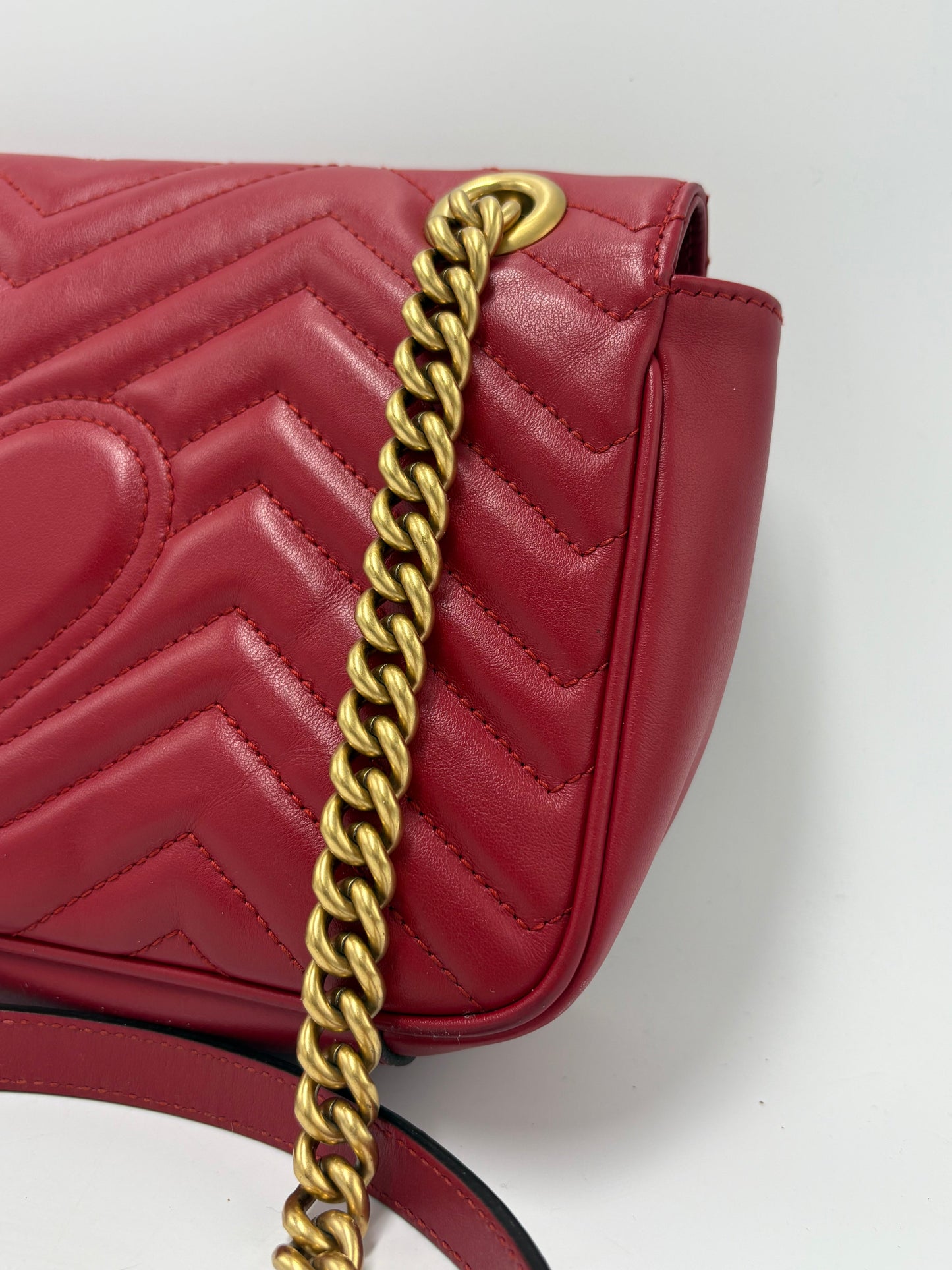 Gucci GG Marmont Flap Designer Handbag