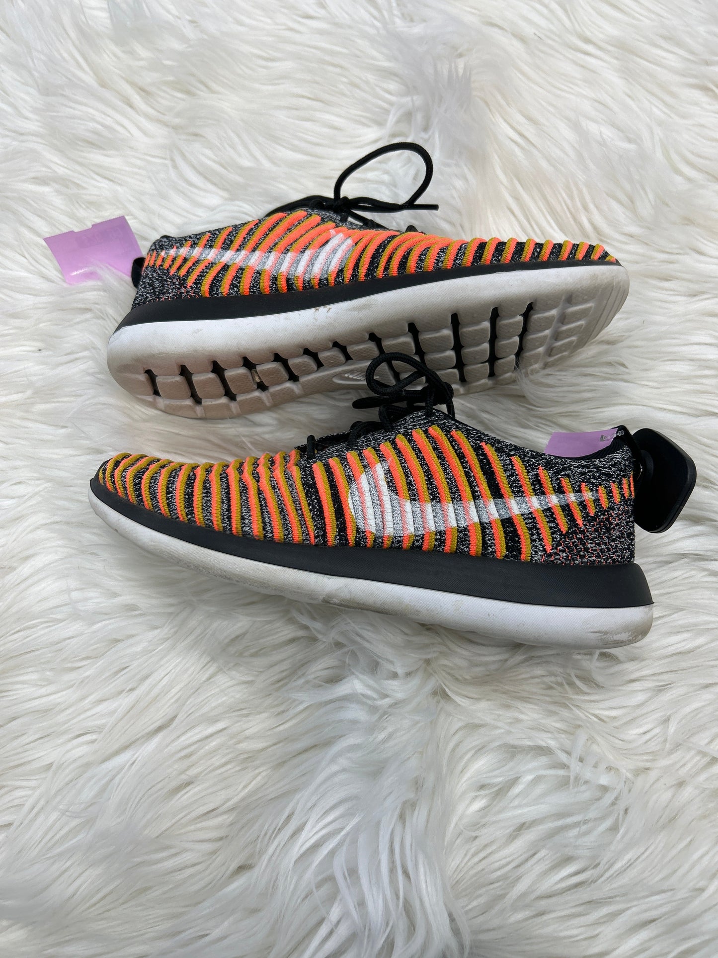 Shoes Athletic By Nike In Black & Orange, Size:7