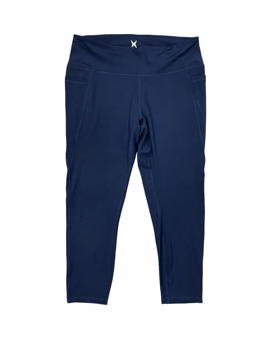 Athletic Leggings By Clothes Mentor In Navy, Size:1X